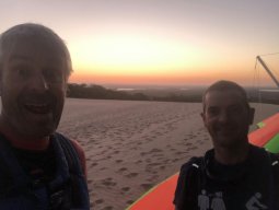 2019 Nov 6 - Carlo sand-blow - Hugh &amp; Andy